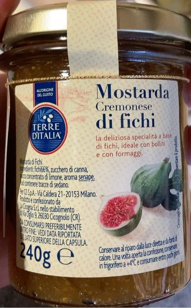Mostarda Cremonese di fichi