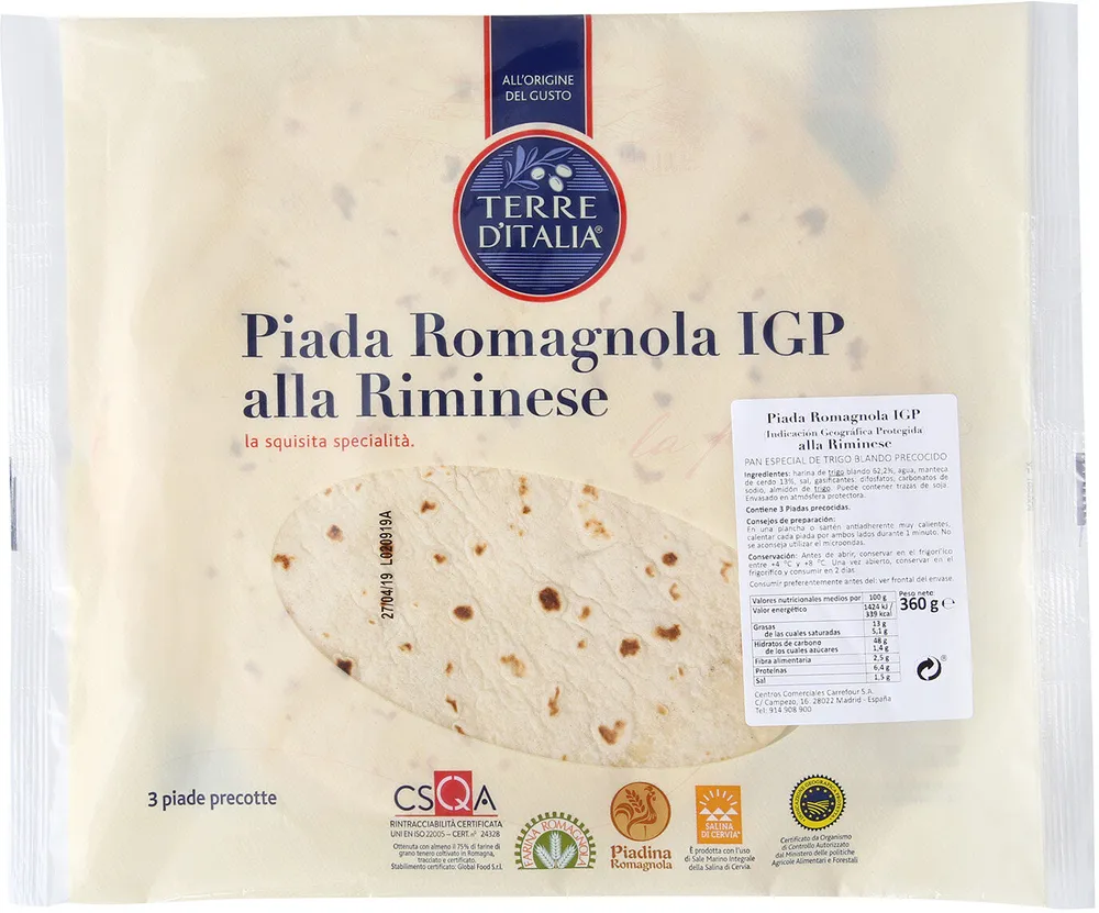Piada romagnola