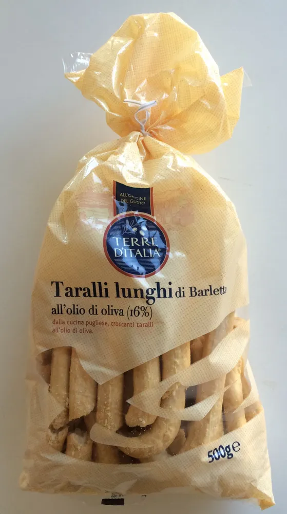 taralli lunghi di Barletta
