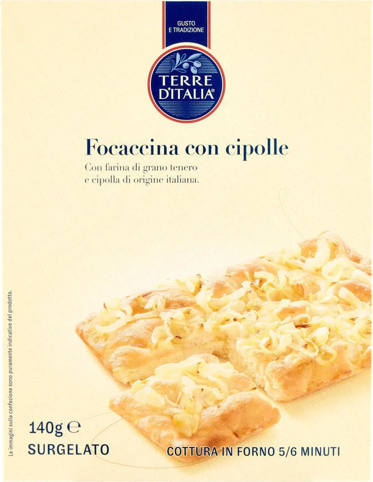 Focaccia alla genovese con cipolle