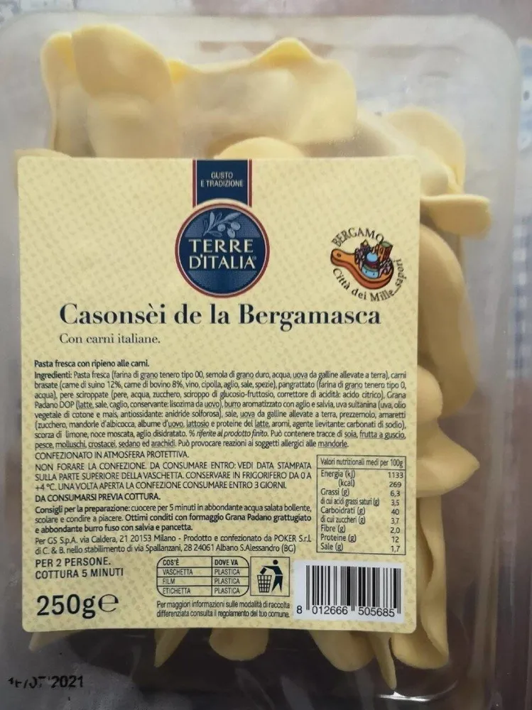 Casonsei de la Bergamasca