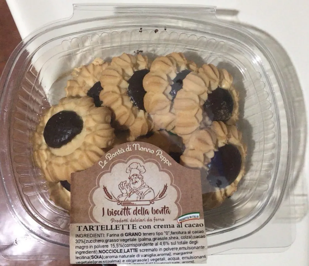 Tartellette con crema Cacao