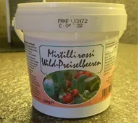 Marmellata mirtilli rossi