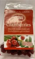 Mirtilli rossi essiccati