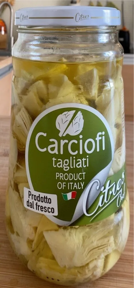 Carciofi tagliati