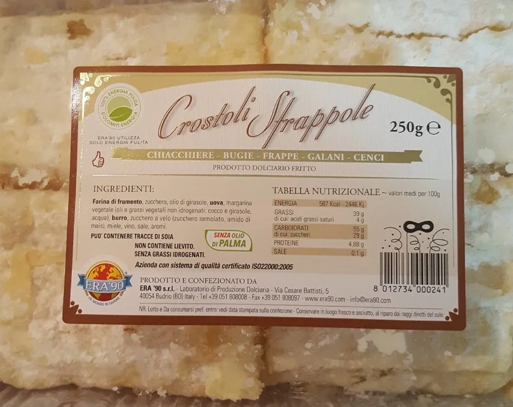 Crostoli sfrappole