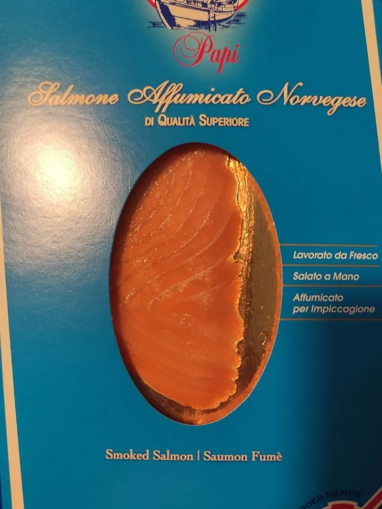 Salmone affumicato norvegese