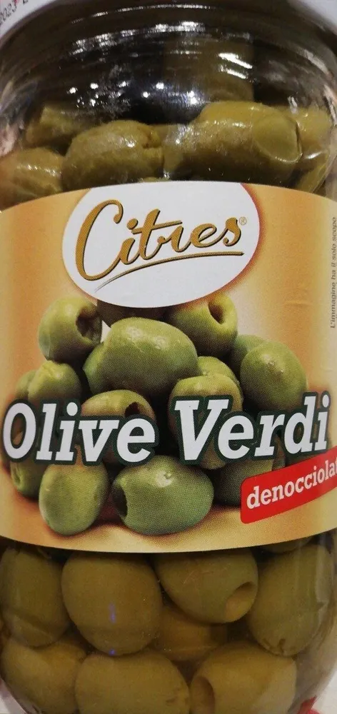 Olive verdi denocciolate
