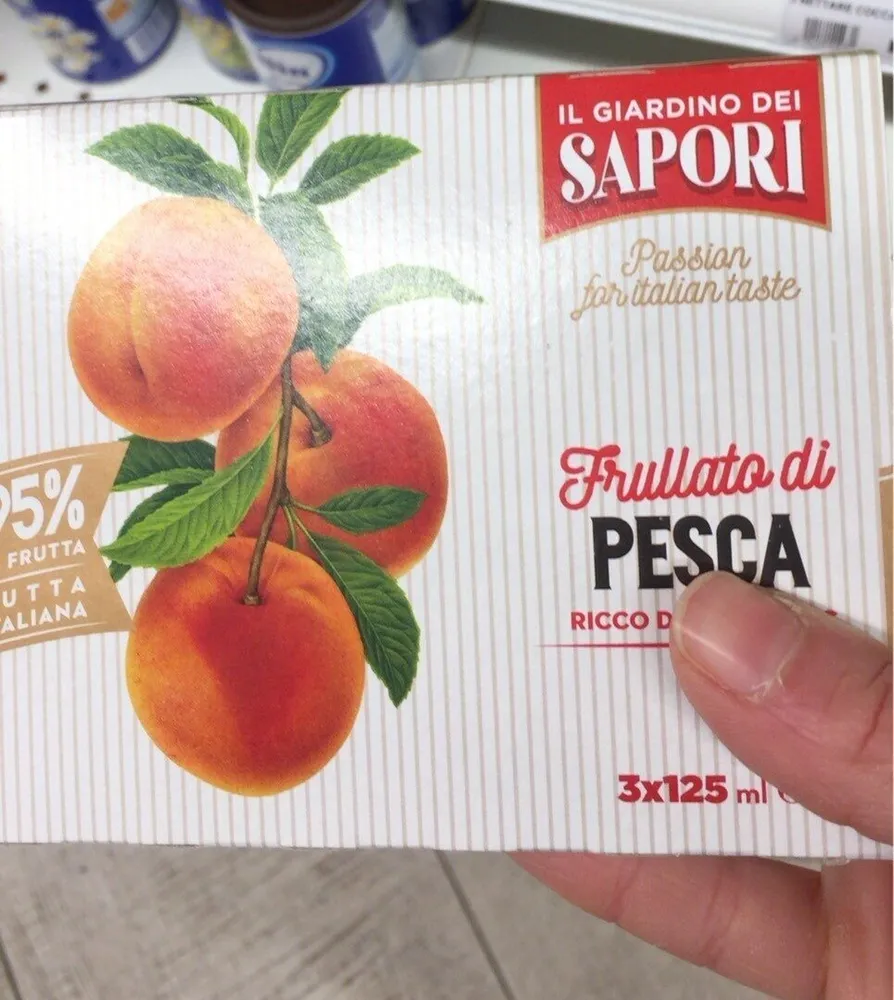 Frullato di pesca