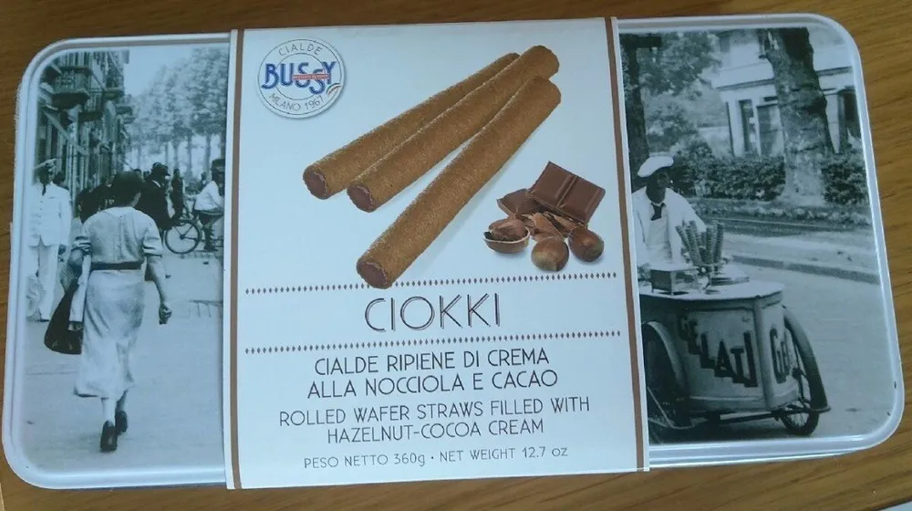 Ciokki cialde ripiene di crema