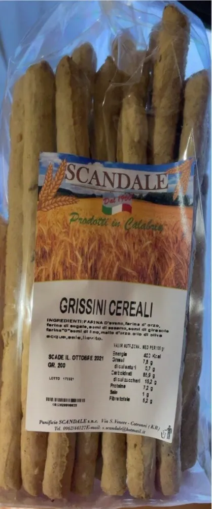 Grissini cereali
