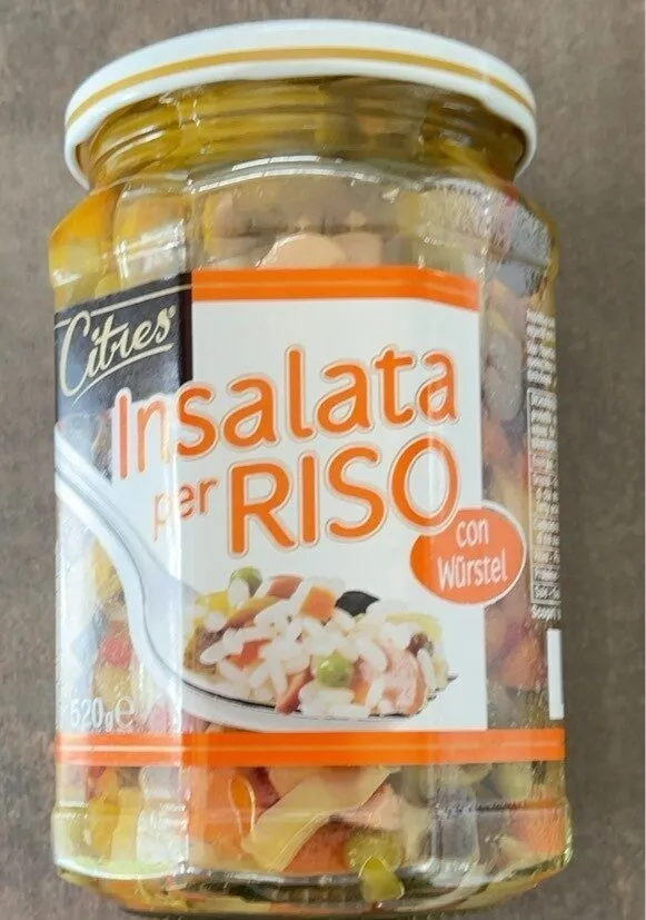 Insalata per riso con Wurstel