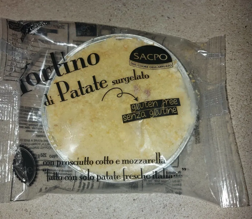 Tortino di Patate surgelato