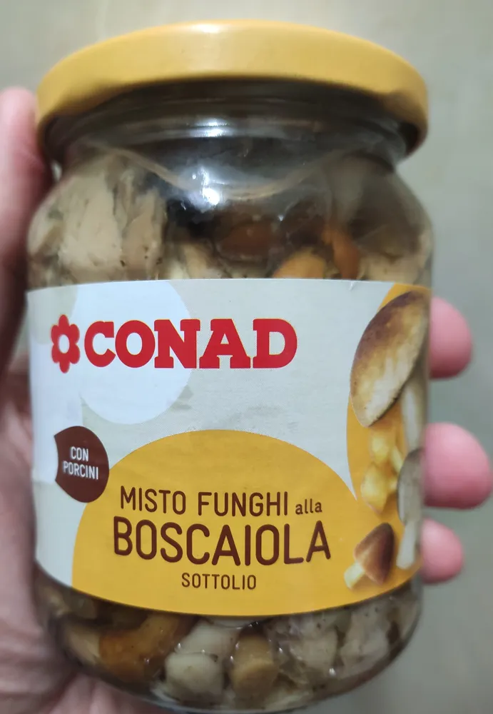 Misto funghi alla BOSCAIOLA sottolio