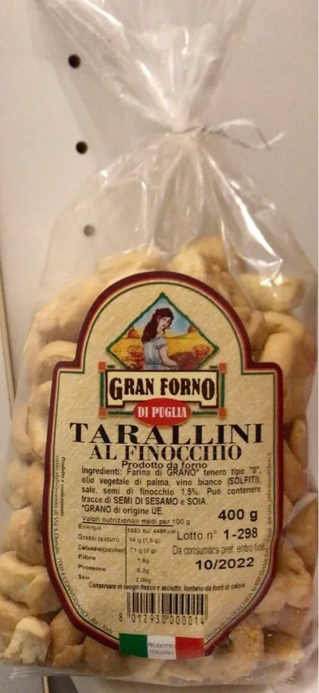 Taralli al finocchio