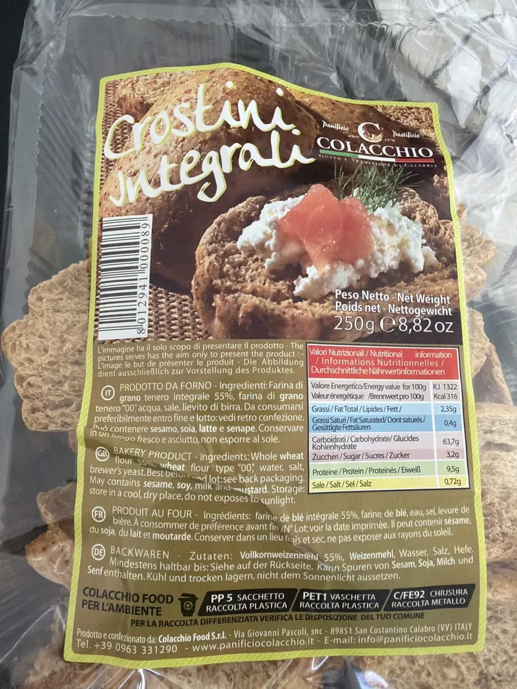 Crostini integrali