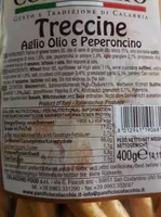 Treccine ail et piment
