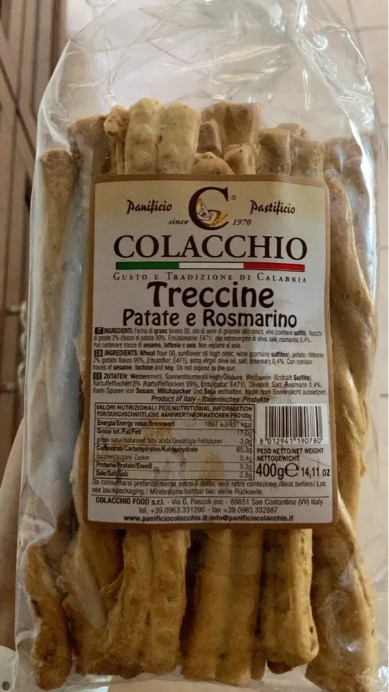 treccine patate e rosmarino