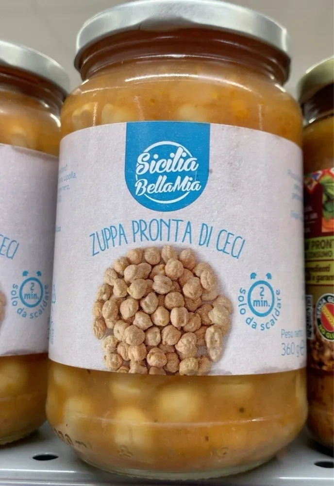 Zuppa pronta di ceci
