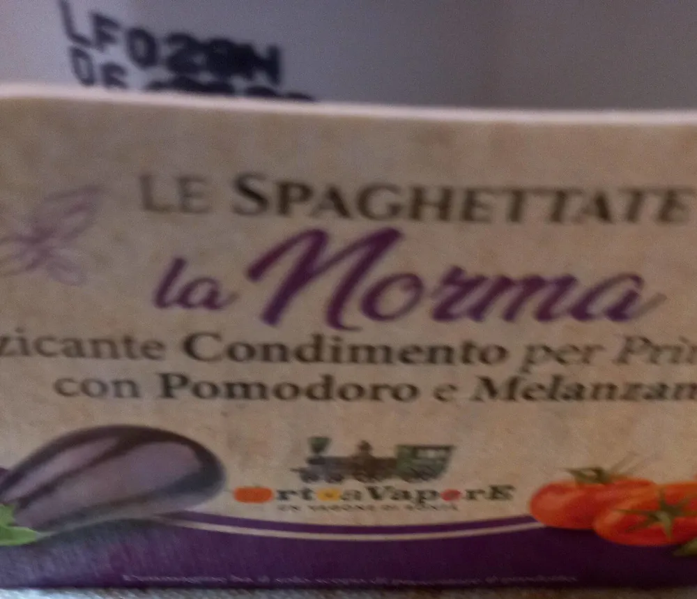 Le spaghettata la norma