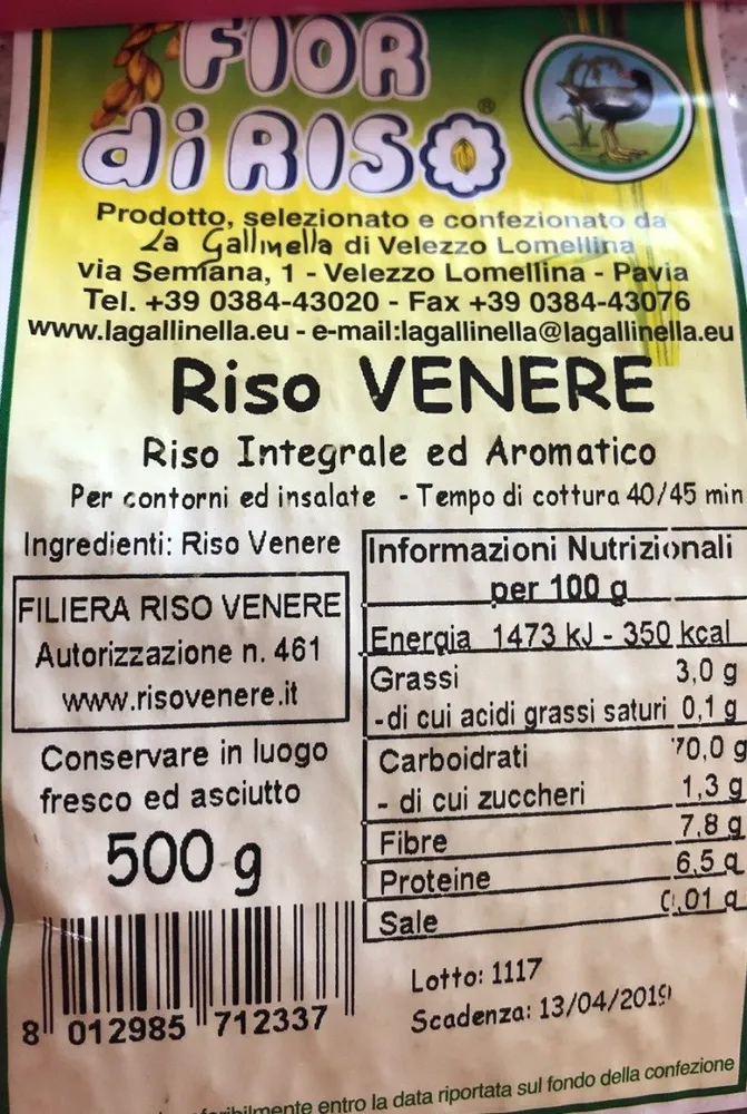 Riso venere