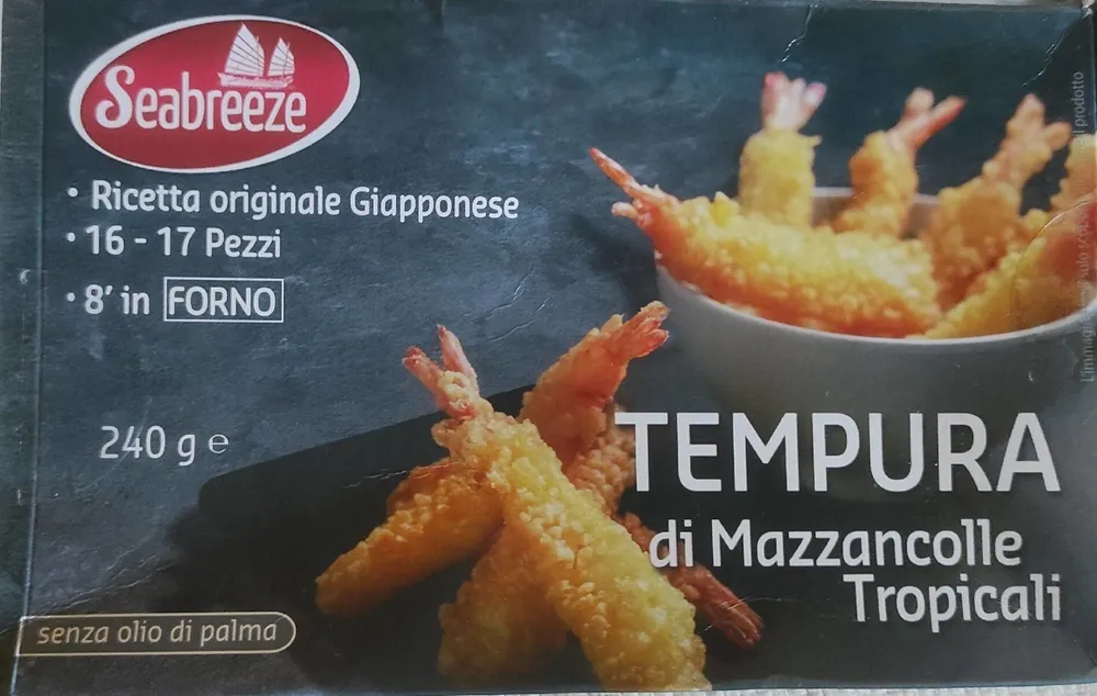 Tempura di mazzancolle tropicali