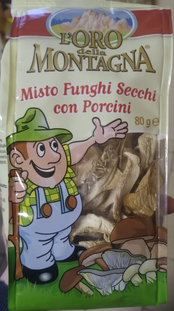 Misto funghi secchi con porcini