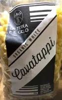 Organic white cavatappi pasta