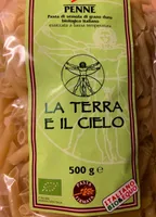 Penne pasta di semola di grano duro biologico italiano