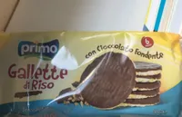 Gallette di riso con cioccolato fondente
