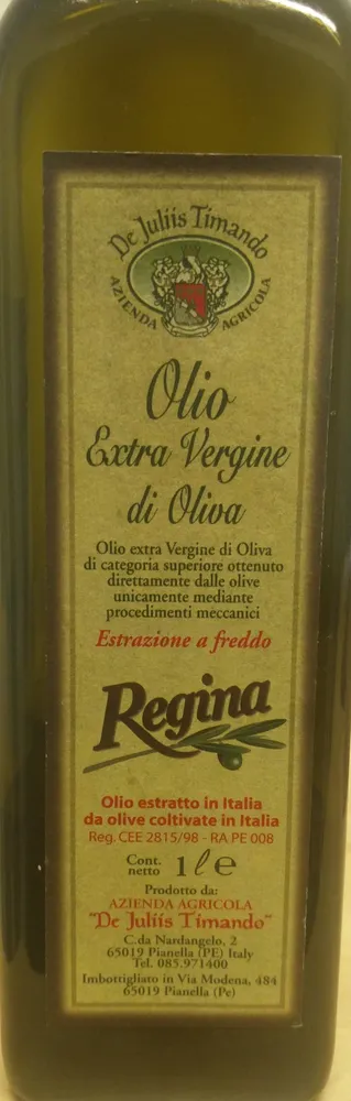 Olio extravergine di oliva Regina