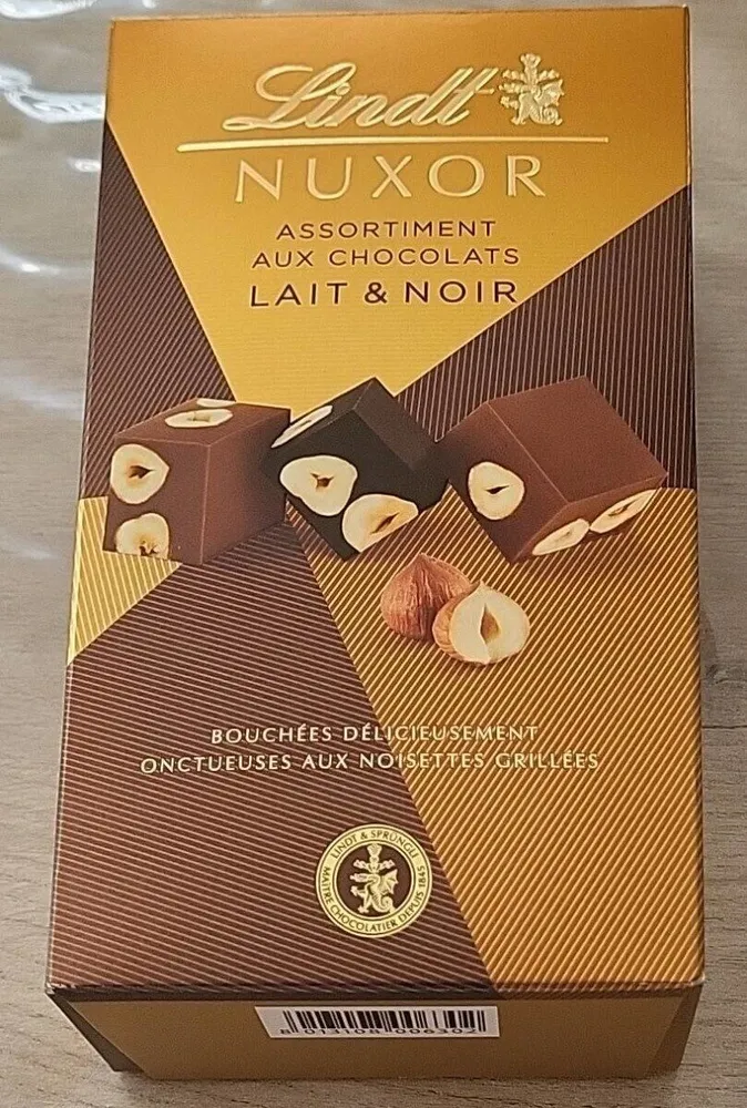 Nuxor assortiment aux chocolats lait et noir