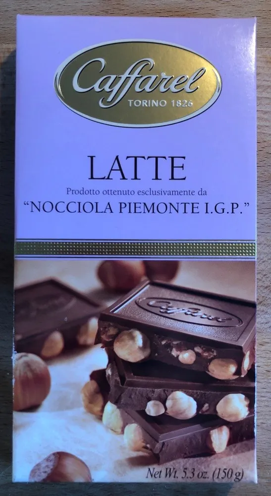Cioccolato Latte "Nocciola Piemonte I.G.P."