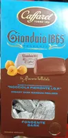 Creamy dark gianduja pralines
