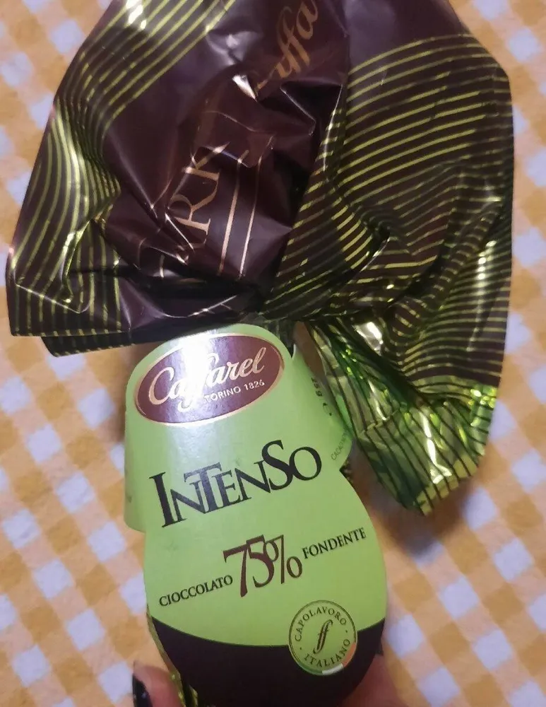 uovo cioccolato fondente caffarel