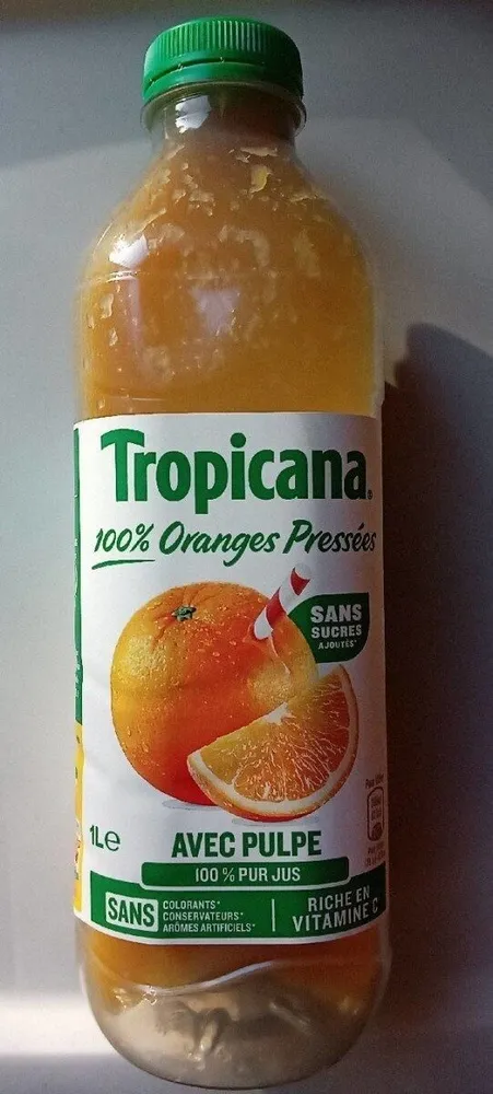 Jus d'orange pressées