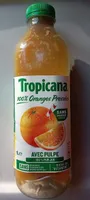 Jus d'orange pressées