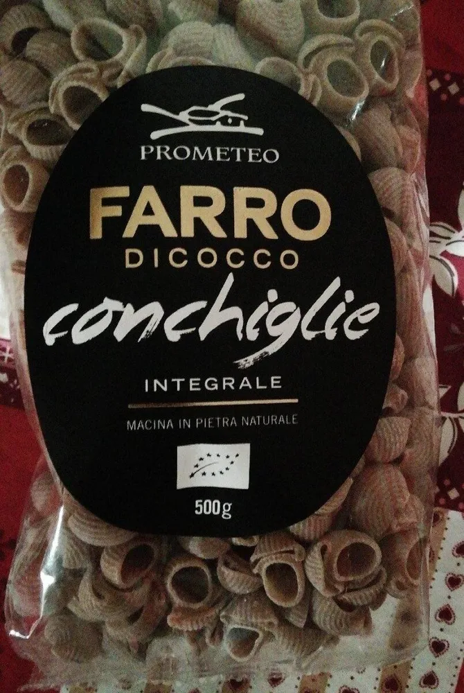 Conchiglie di farro di cocco