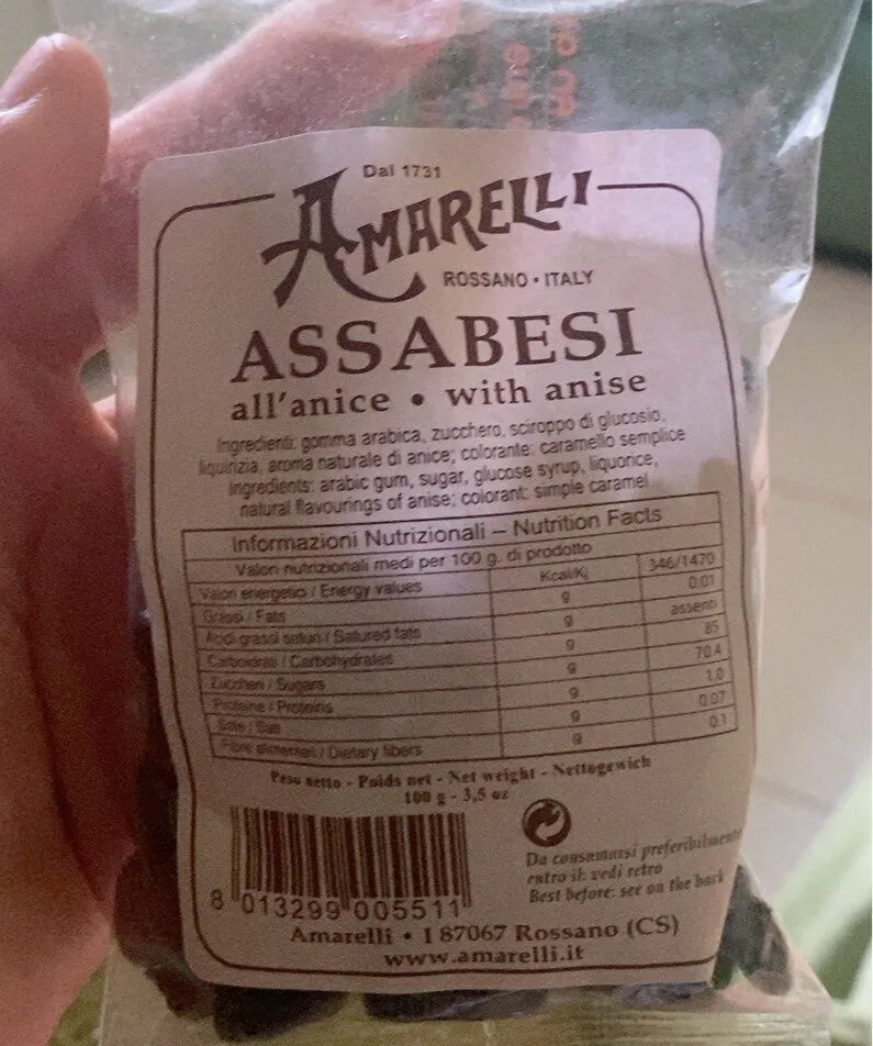 Assabesi all’anice
