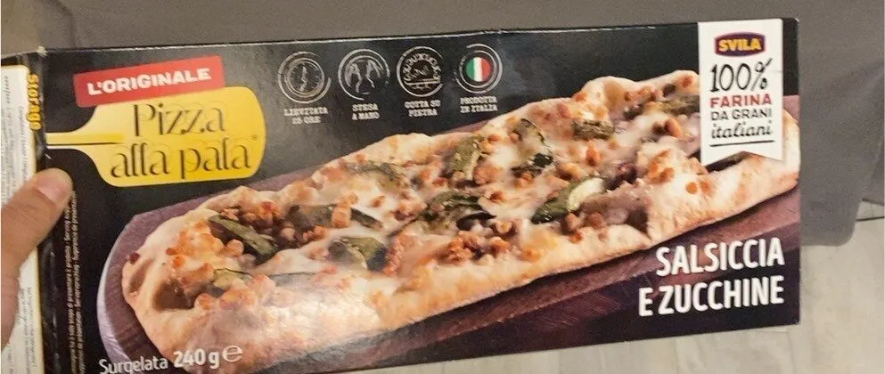 Pizza salsiccia e zucchine