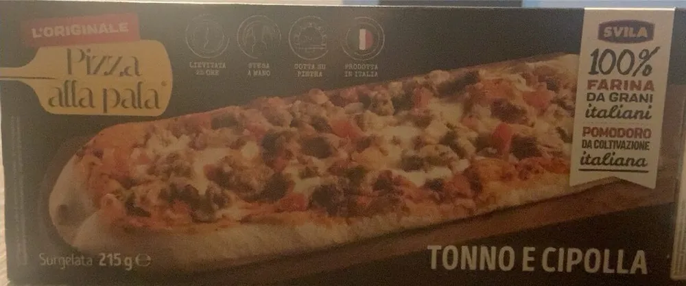 Pizza alla pala tonno e cipolla