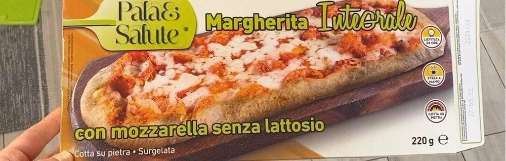 Margherita integrale con mozzarella senza lattosio