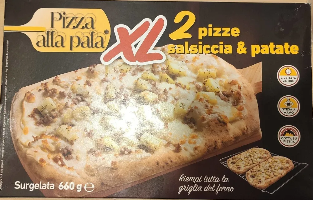 2 pizze salsiccia & patate