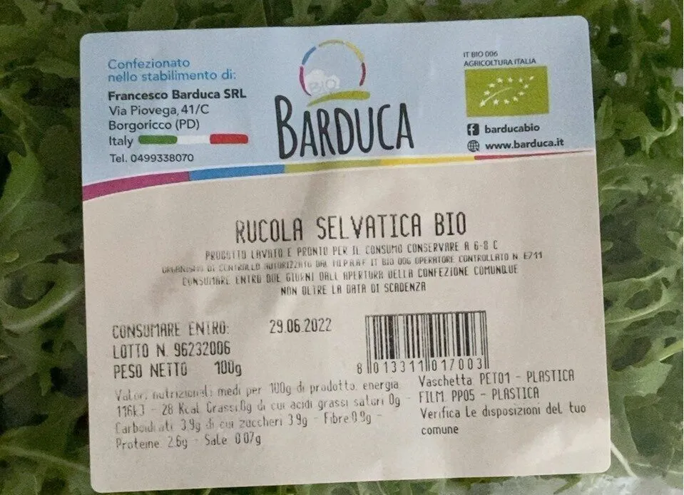 Rucola Selvatica Bio