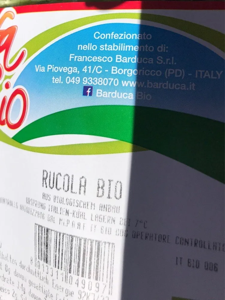Salade roquette bio