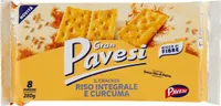 Cracker riso integrale e curcuma