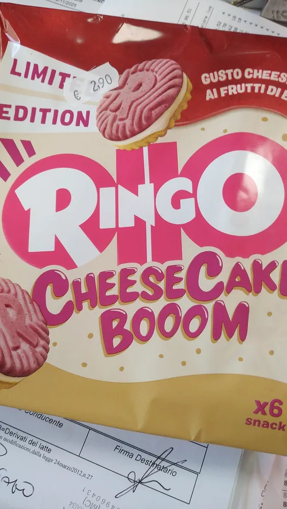 ringo cheesecake booom x 6