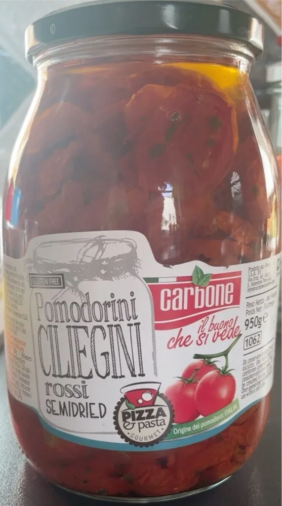 Pomodorini ciliegini rossi semidried