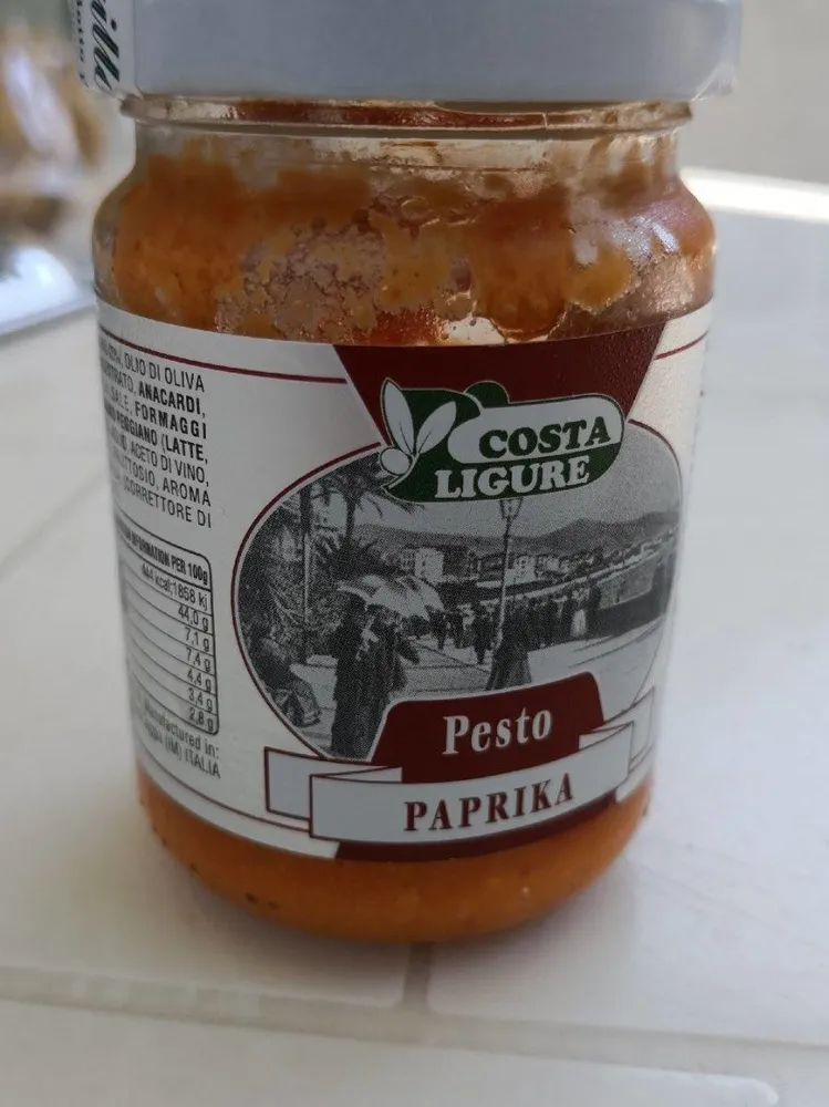 Pesto paprika