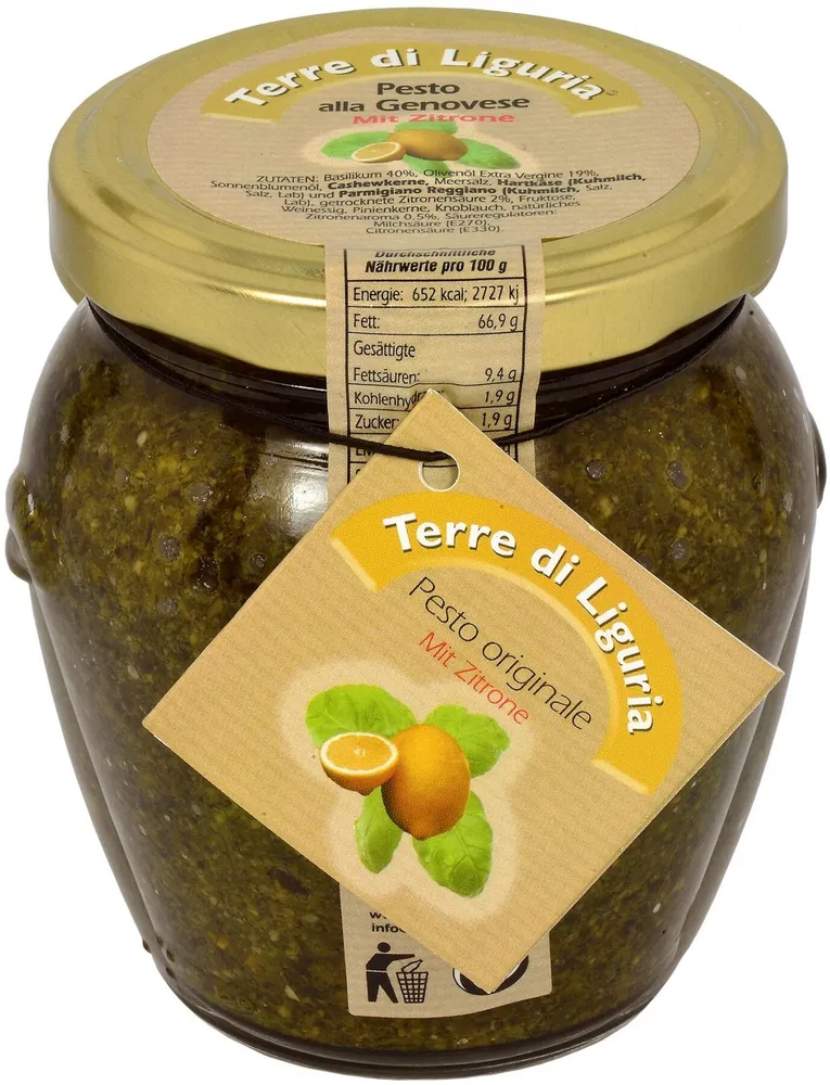 Pesto alla Genovese mit Zitrone